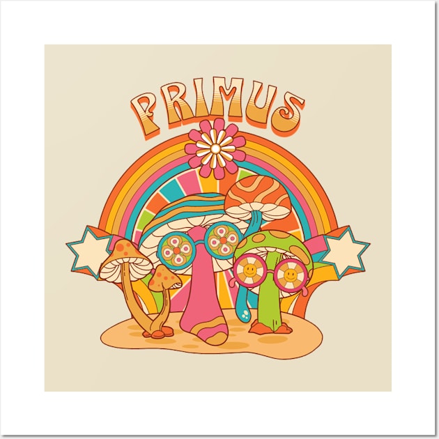 primus mushroom band Wall Art by IJUL GONDRONGS